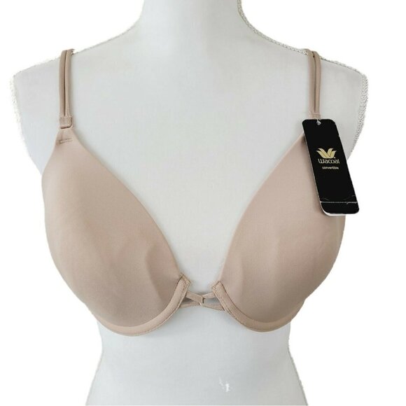 Wacoal Custom Contours Convertible Bra 65342 38B Nude Discontinued Underwire - Picture 3 of 12